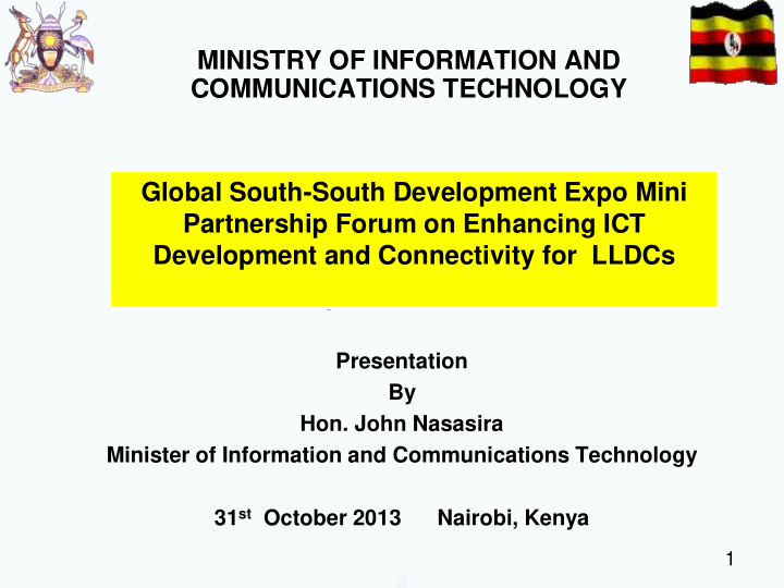 ministry of information and communications technology