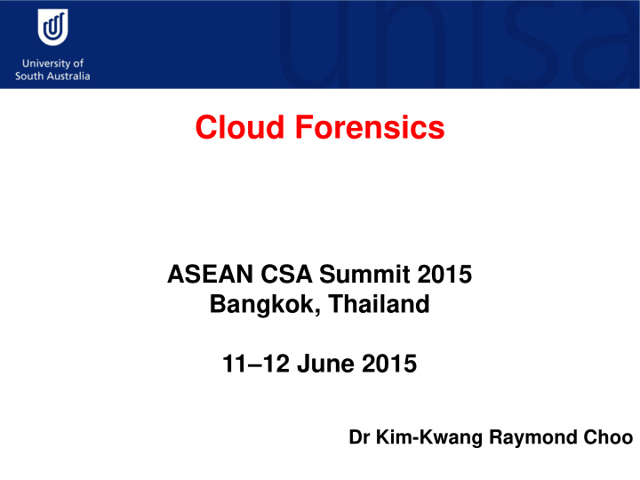 cloud forensics