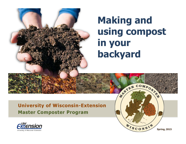 making and using compost in your backyard