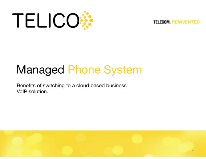 managed phone system