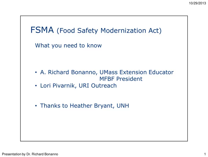 produce safety
