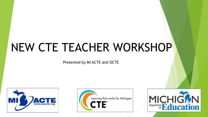 new cte teacher workshop