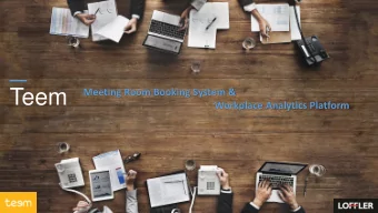 Teem  Meeting Room Booking System &amp;  Workplace Analytics Platform  2500+  Customers  Teem and