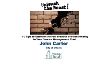 John Ca  ohn Carter  ter  Cit  City  y of  of Ot  Ottaw  tawa My Organization  Cit  ity of