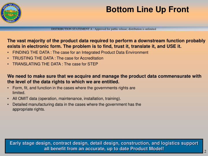 bottom line up front