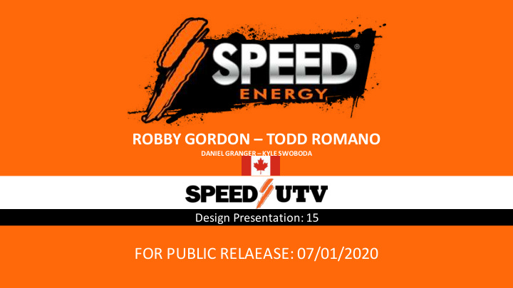 robby gordon todd romano