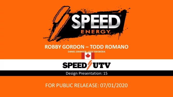 robby gordon todd romano