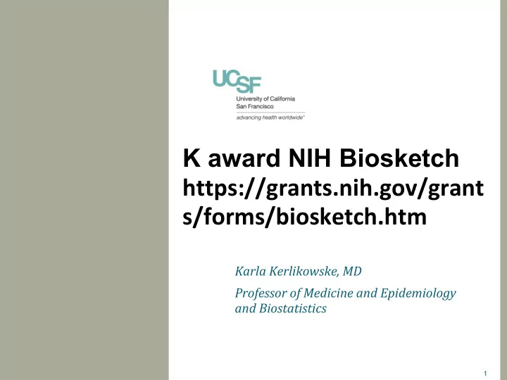 k award nih biosketch https grants nih gov grant s forms