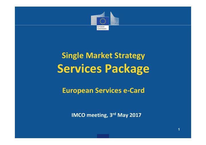services package