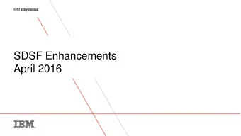 SDSF Enhancements  April 2016  New Commands  New commands provided in APAR PI56007  ENQ