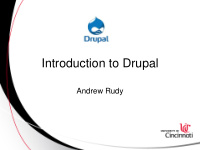 introduction to drupal