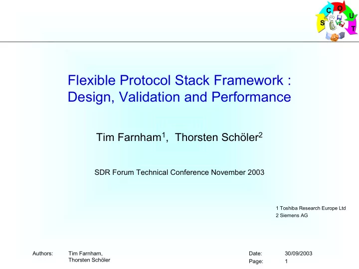 flexible protocol stack framework design validation and