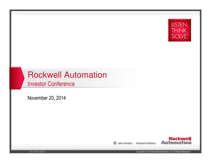 rockwell automation