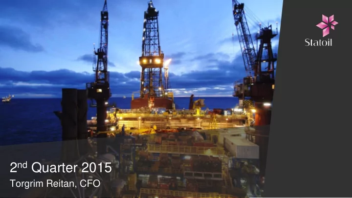 2 nd quarter 2015
