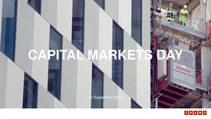 capital markets day