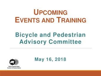 May is National Bike Month  Bike to School Day is Wednesday, May 9  Bike to Work Week is May 14