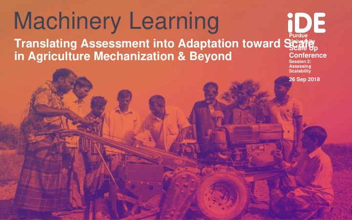 machinery learning