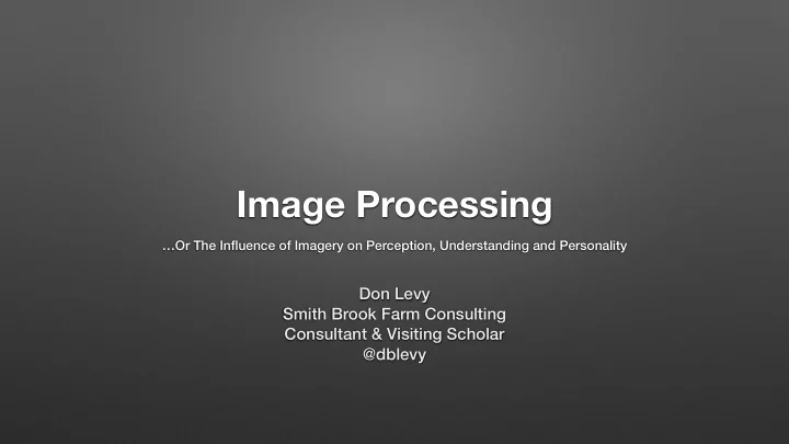 image processing