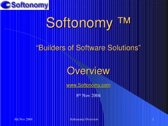 Softonomy     Softonomy  Builders of Software Solutions  Builders of Software
