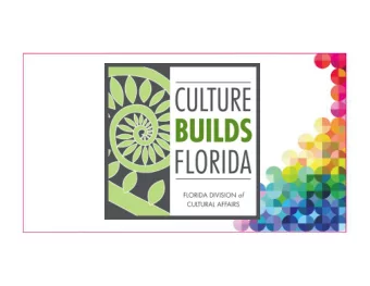 Florida Department of State,  Division of Cultural Affairs  December 2015  Agenda I. Introductions