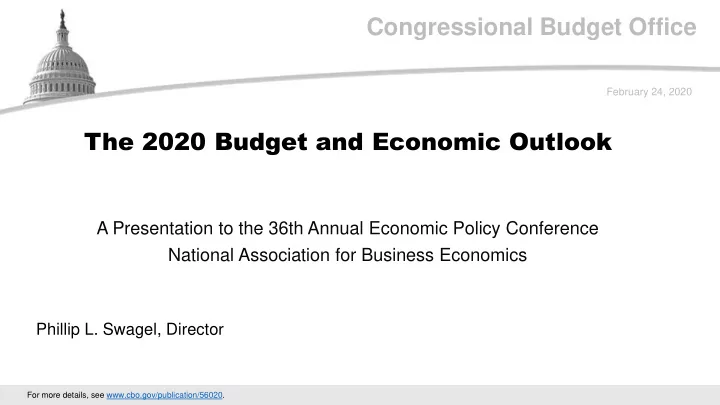 congressional budget office