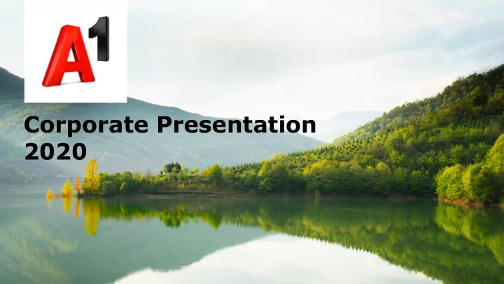 corporate presentation