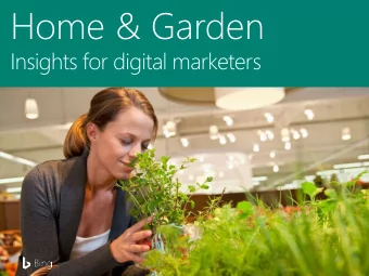 Home &amp; Garden  Insights for digital marketers  Home improvement sales show steady growth  More