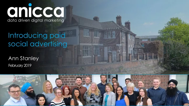 introducing paid social advertising