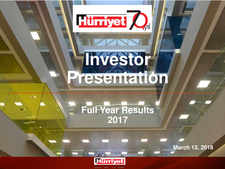 investor presentation