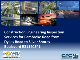 Services for Pembroke Road from  Dykes Road to Silver Shores  Boulevard R211408P1  Introduction,
