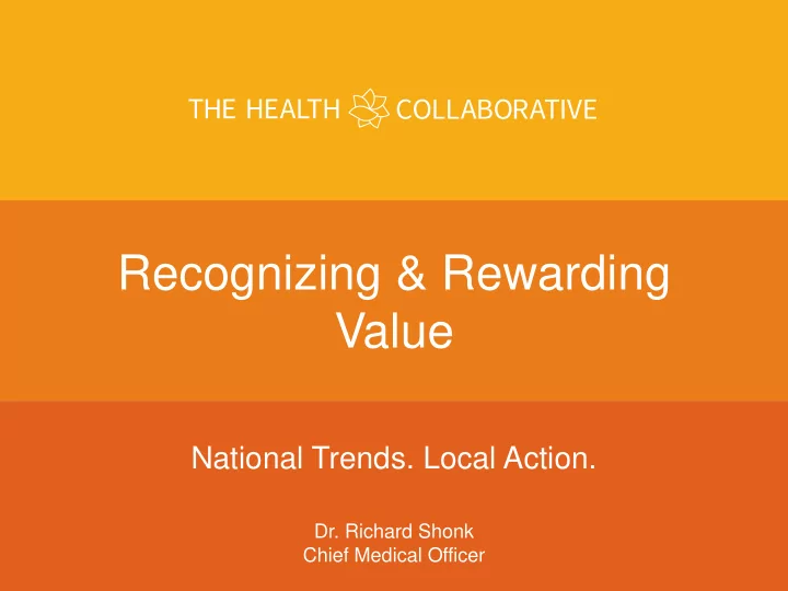 recognizing rewarding value