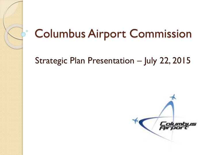 columbus airport commission