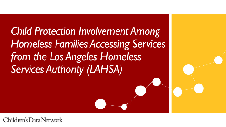 child protection involvement among homeless families