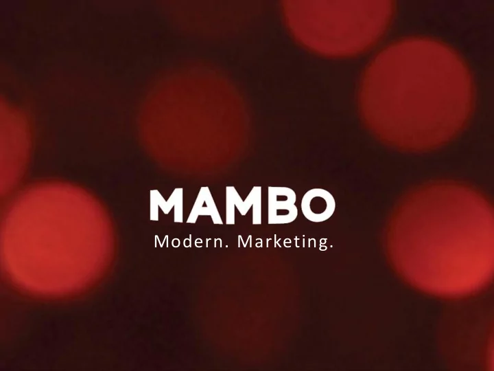 modern marketing campaign pillars