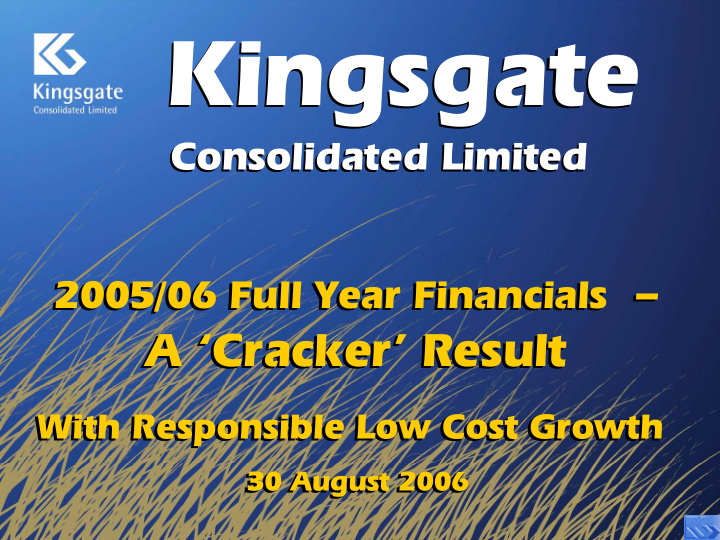 kingsgate kingsgate