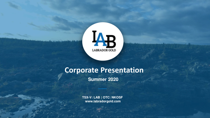 corporate presentation