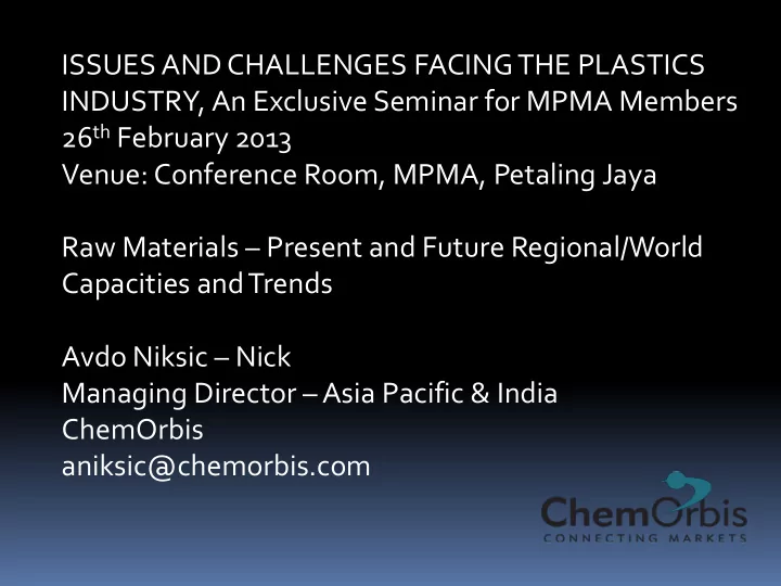 avdo niksic nick managing director asia pacific india