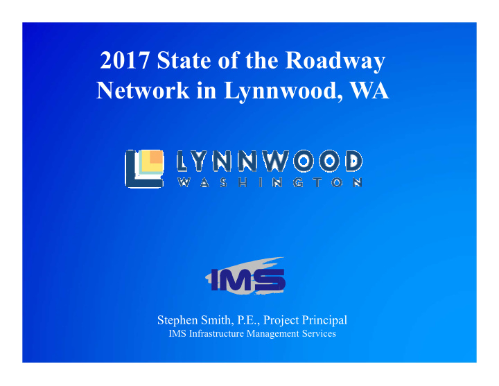 2017 state of the roadway network in lynnwood wa