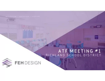 ATF  M E E TI NG #1  R I C H L A N D  S C H O O L  D I S T R I C T  I NTR ODUCTI ON  Continuous