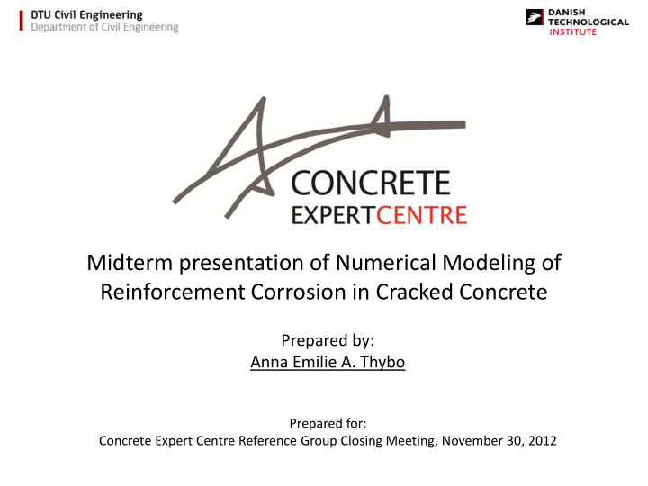 reinforcement corrosion in cracked concrete