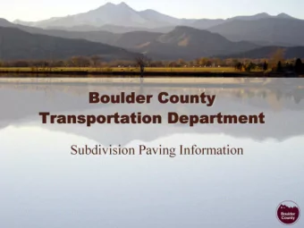 Bac  ackg  kgro  roun  und    Since 1978  County has not taxed citizens at a level necessary