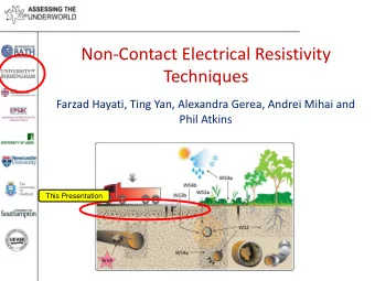 Non-Contact Electrical Resistivity  Techniques  Farzad Hayati, Ting Yan, Alexandra Gerea, Andrei