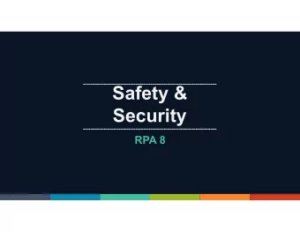 Safety &amp;  Security  RPA 8  US FATAL CRASHES  Steady decline in Fatalities Per 100 Million
