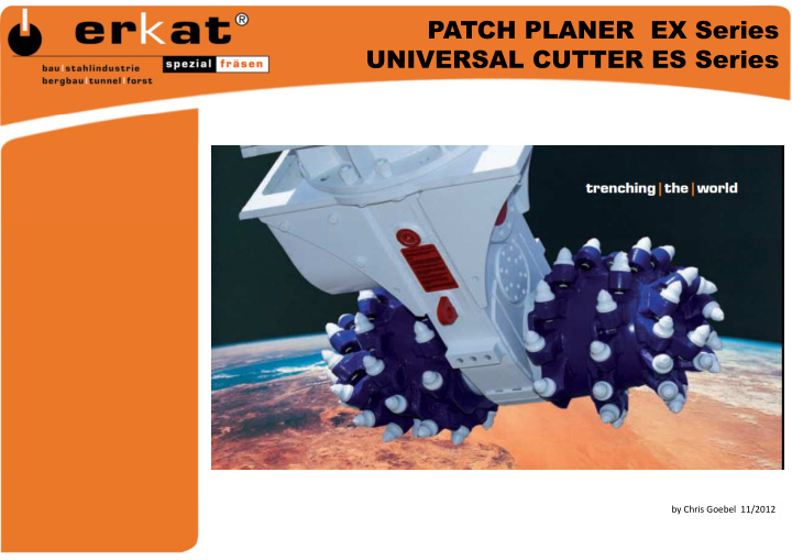 patch planer ex series universal cutter es series