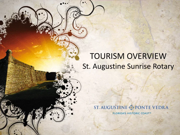 tourism overview