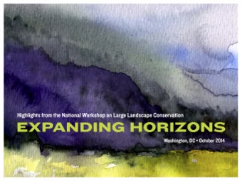 Sc a ling  Up  #22  Promote large landscape  conservation to support  healthy ecosystems and