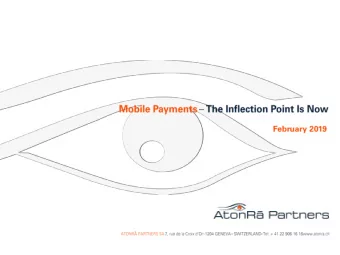 Mobile Payments Certificate  2  Mobile Payments Certificate  Investment Case  While the mobile
