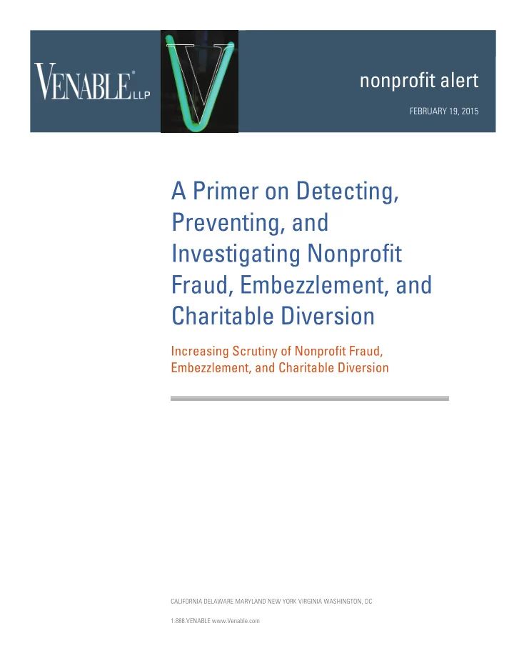 a primer on detecting