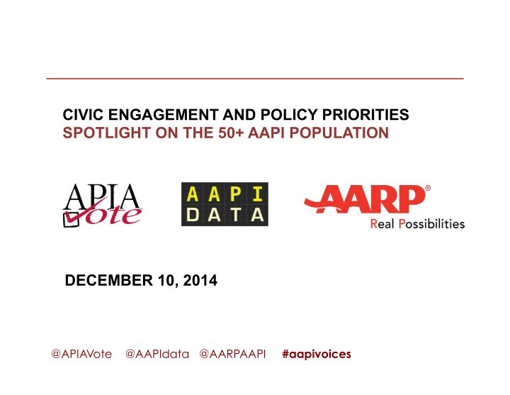 civic engagement and policy priorities spotlight on the