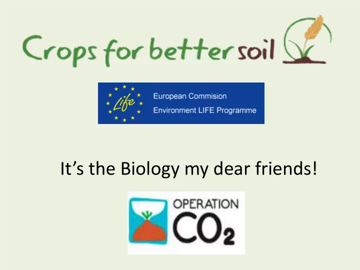 it s the biology my dear friends